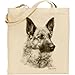 Price comparison product image Mike Sibley German Shepherd (Image 1) Cotton Natural Bag
