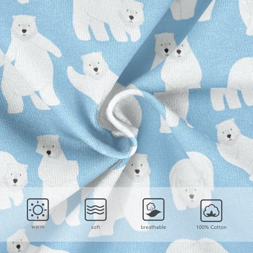 Boys' Exclusive Briefs Toddler Underwear 95% Combed Cotton Boxerbriefs 2T Polar Bear Pattern 203