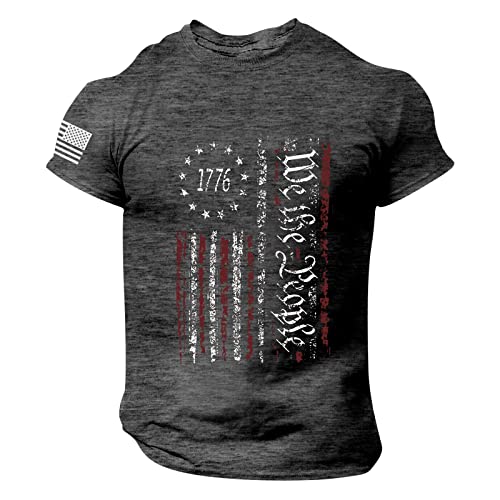 T-Shirts For Men Stylish Mens American Flag Golf Shirt Short-Sleeve Crew Neck Be Kind Shirt Plaid Black Turtle Neck Top Long Sleeve Men Hiking Mexican Peasant Blouse Gym T Shirts #TOP2