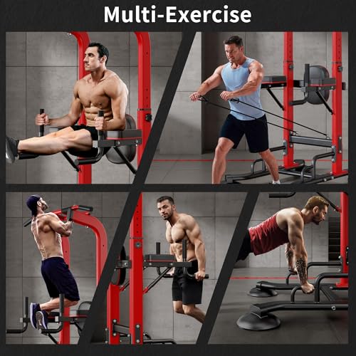SogesHome Pull Up Bar and Dip Station Adjustable Home Gym Fitness Equipment by SogesHome - Used condition - Image 2