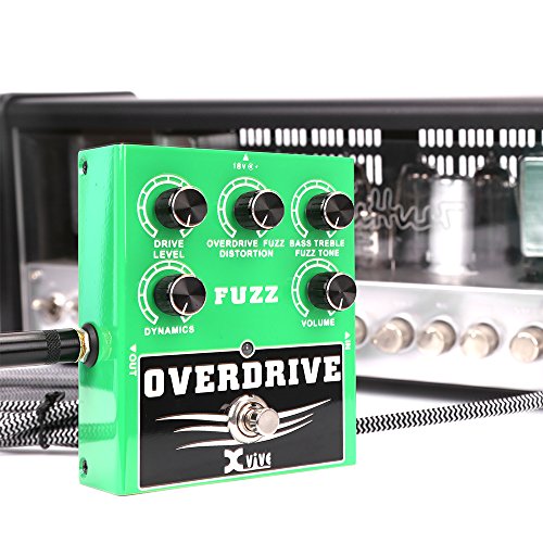 Overdrive Fuzz Guitar Effects Pedal Creates Clean and Wild Overdrive Tone Fuzz Guitar Effect Pedal