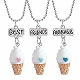 Collares de amistad para chicas con temática de comida.