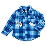 Bluey Toddler Boys Flannel Shacket Plaid 2T