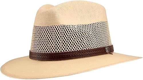 American Hat Makers Fedora Hat – Straw Hats For Men & Women – Trendy Sun Hat Cream #TOP15