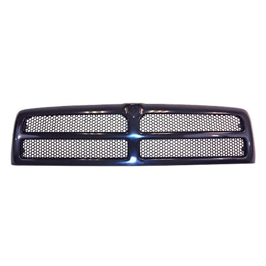 Perfit Liner New Front Black Grille Grill Replacement for DODGE RAM Pickup Truck 1500 2500 3500 94-01 CH1200188 5EZ51RX8