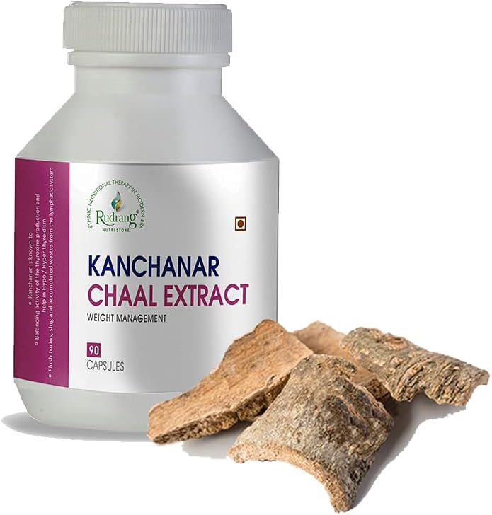 Rudrang Nutri Store Kanchannar Extract Capsule | Weight Management | 400 mg 90 Capsules pack of 1
