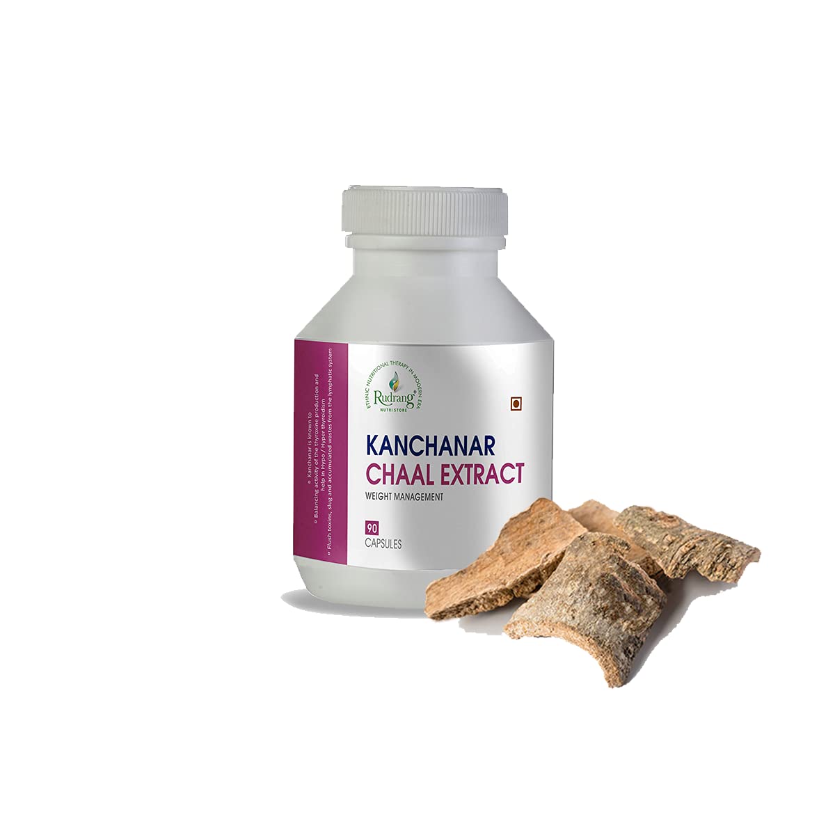 Rudrang Nutri Store Kanchannar Extract Capsule | Weight Management | 400 mg 90 Capsules pack of 1