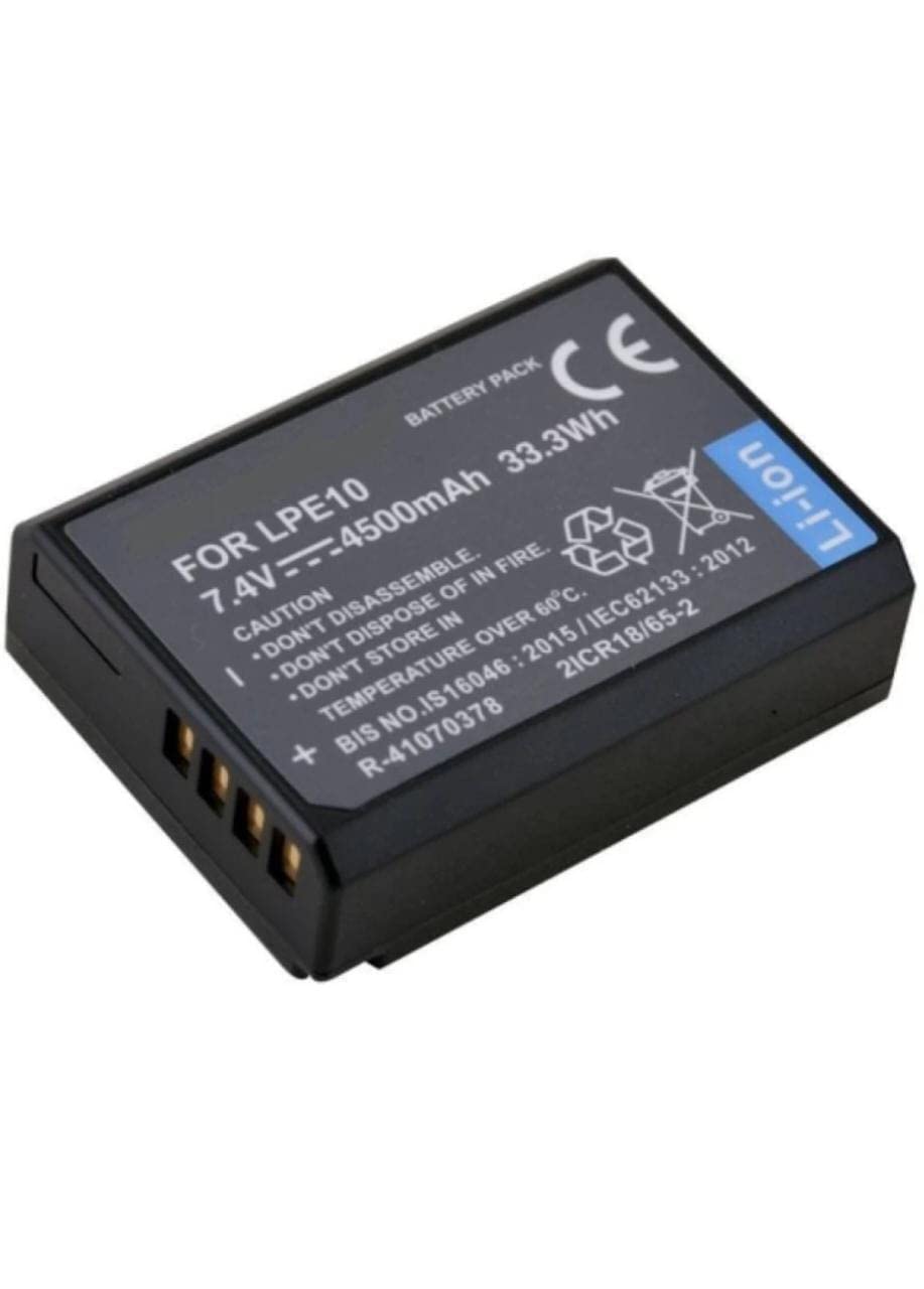 Schsteindar® LP-E10 (4500mAH) for EOS Rebel T7, T6, T5, T3, T100, 4000D, 3000D, 2000D, 1500D, 1300D, 1200D, 1100D & More (Not for T3i T5i T6i T6s T7i) Camera Battery (B0BNXW13RX) Amazon Price History, Amazon Price Tracker