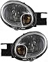 Compatible With Dodge Neon Headlight Assembly 2003 2004 2005 Driver and Passenger Side Pair/Set | Halogen | Chrome Interior | New Body Style | CH2502151 + CH2503151 | 5303551AI + 5303550AI