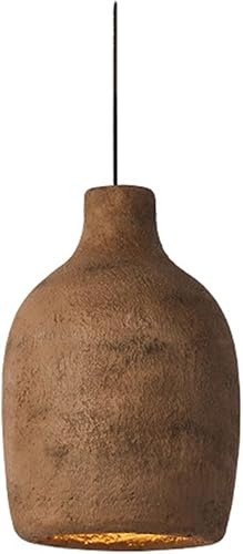 Wabi-sabi - Lámpara colgante de resina estilo japonés, lámpara colgante de estilo rústico vintage para restaurante, lámpara de suspensión para