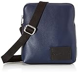 Calvin Klein - Ckj Micro Pebble Flat Pack, Shoppers y bolsos de hombro Hombre, Azul (Navy), 1x1x1 cm (W x H L)