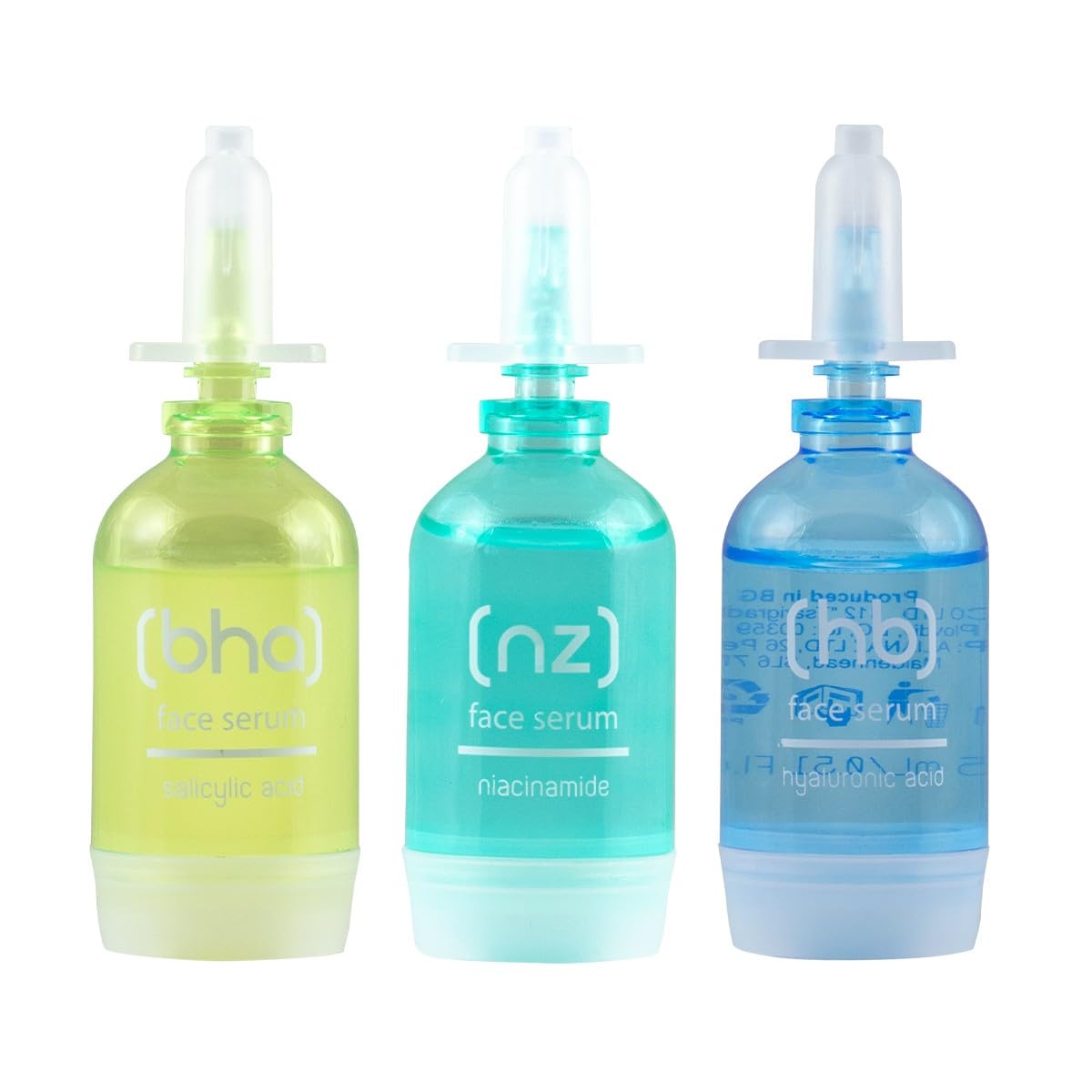 Skincyclopedia Blemish Correct - Set Per La Cura Della Pelle Del Viso Con Un Siero All'acido Salicilico Al 2%, Un Siero Viso Al 10% Di Niacinamide E Un Siero Complesso Di Acido Ialuronico Al 10% (3-image