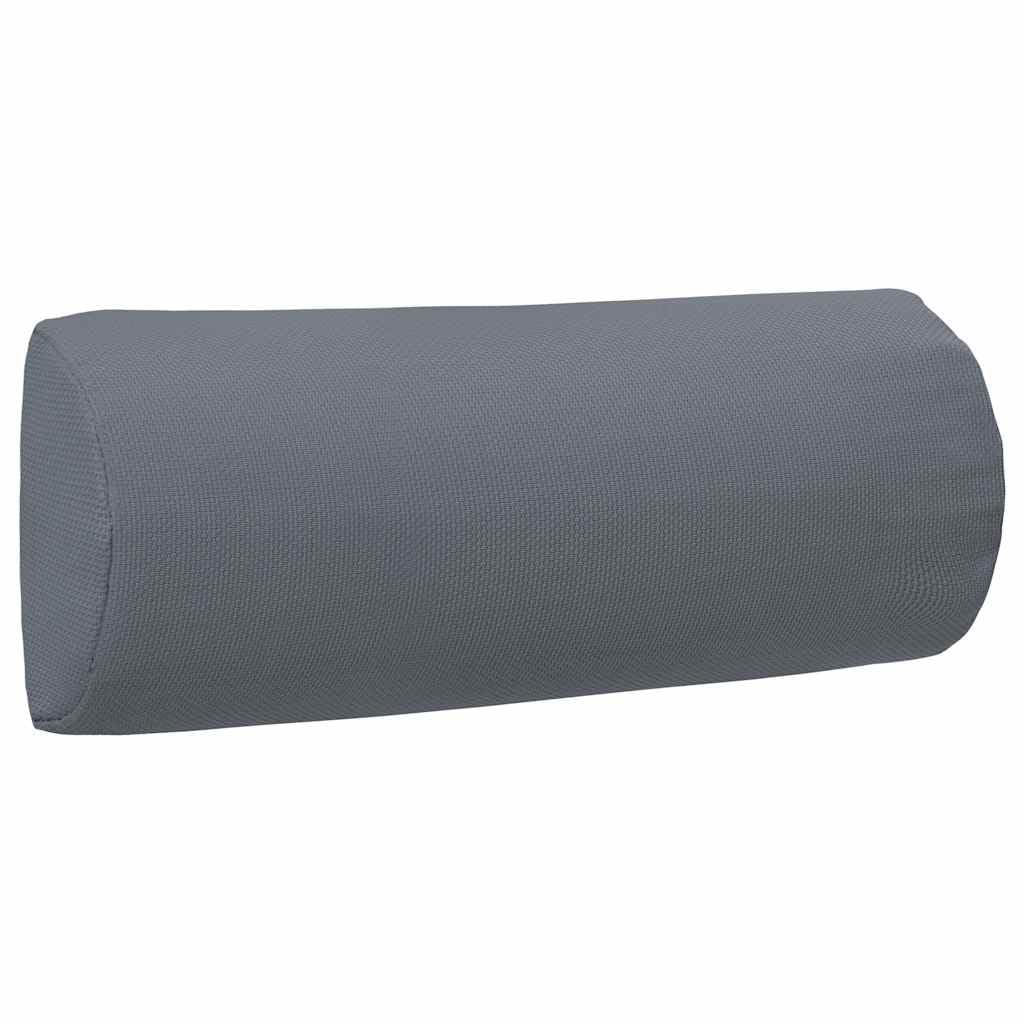 SYDE Poggiatesta per sedia da giardino, in textilene, grigio, 40 x 7,5 x 15 cm