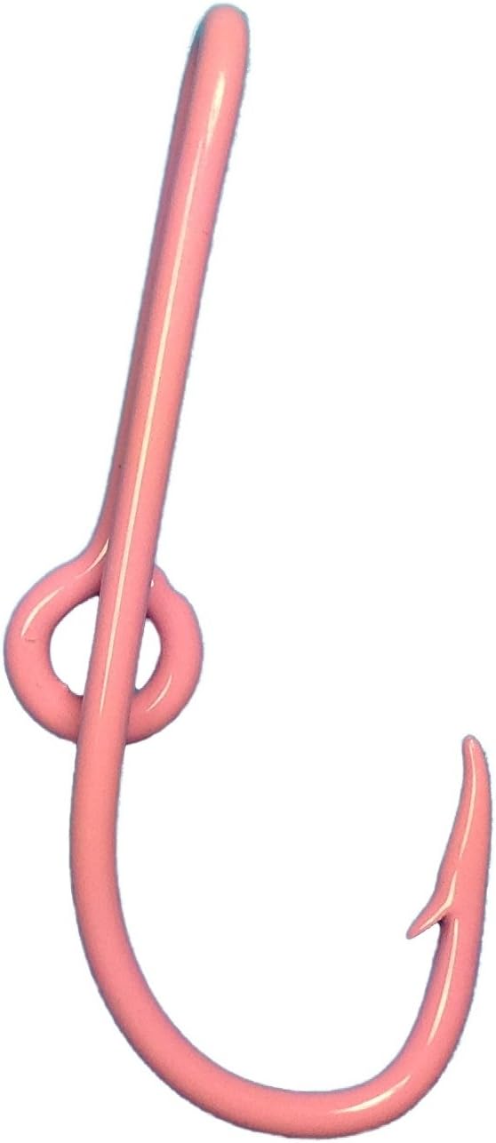 BT Outdoors Pink Hat Hook Pink Fish Hook Hat Pin Fish Hook for Your Cap