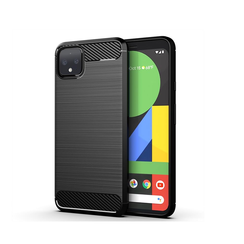 Google Pixel XL Case, Google Pixel 4xl Cover, Ultra-Thin Carbon Fiber  Texture Phone Cover Silicone Bumper Soft TPU Rubber Shockproof Slim  Protective