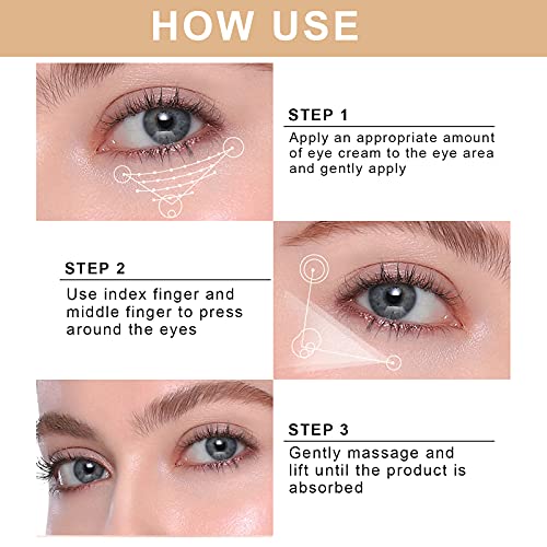 2Pc Caffeine Eye Serum + Egcg, Eye Serum For Dark Circles And Puffiness, Under Eye Serum Reduces Puffiness, Dark Circles, Under Eye Bags, Wrinkles And Fine Lines Around The Eyes, Under Eye Serum #TOP5