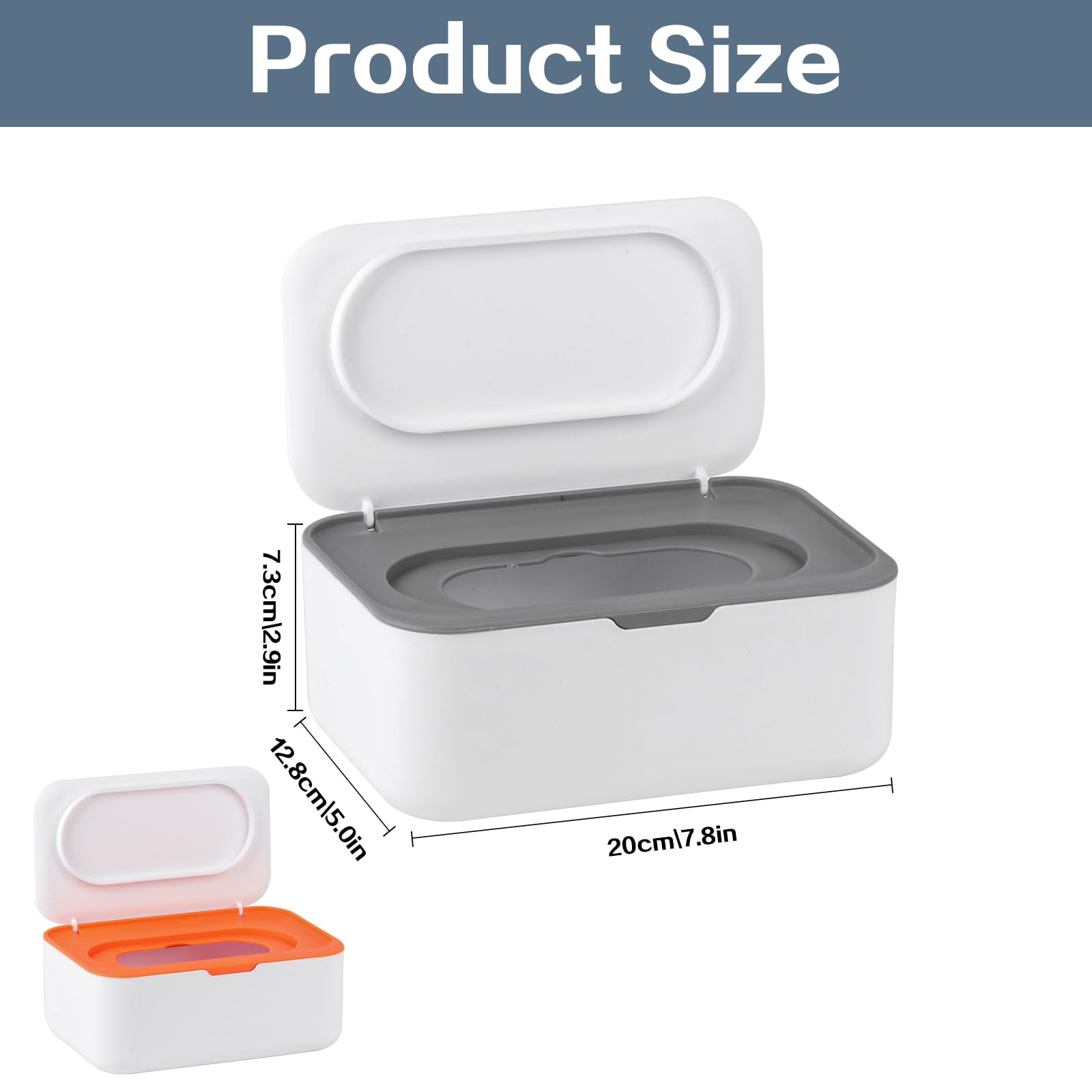 Set De 6 Boîtes Et Pochettes Pour Lingettes Zosenyer - Rangement Étanche, Réutilisable