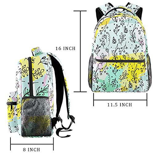 Sac à dos femme multicolore oiseaux de paradis à grande capacité voyage - 2