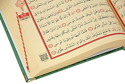 Ihvan Online Luxury Islamic Prayer Velvet Covered Gift Box With Elegant Velvet Covered Quran & Prayer Beads Tesbih, Ramadan & Eid Gift, Green #TOP3