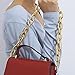 Wiwpar Fashionable O Shape Chunky Metal Purse Chains Shoulder Bag Handle Shoulder Straps Replacement for Women's Handbags (Gold)