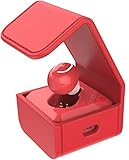 Casque d'écoute Bluetooth,écouteur de Sport sans fil Intra-auriculaire à une Oreille avec Boîtier de Charge Portable,Réduction de Bruit Intelligente,Conception Intelligente de Message Vocal