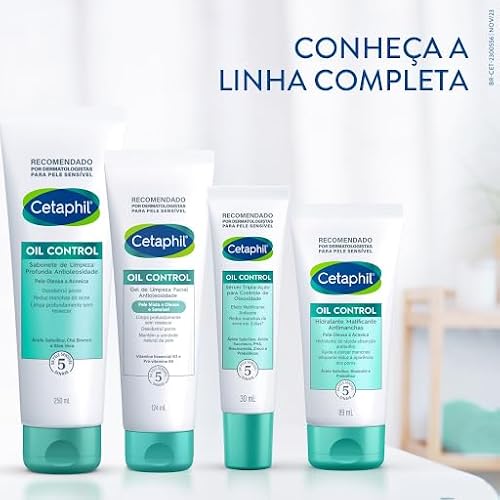 Cetaphil Gel De Limpeza Facial Pele Oleosa Oil Control 124Ml
