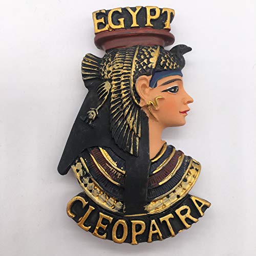 Cleopatra Egypt Fridge Magnet 3D Resin Handmade Craft Tourist Travel City Souvenir Collection Letter Refrigerator Sticker #TOP6
