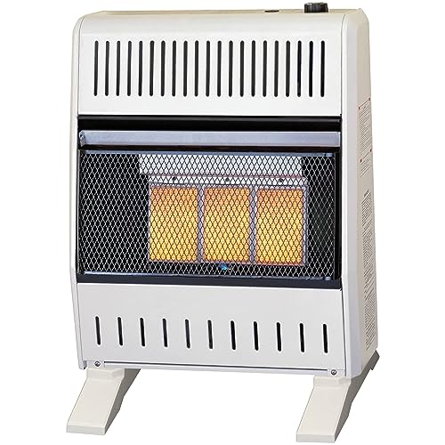ProCom Heating Liquid Propane Ventless Infrared Plaque Heater With Base Feet - 15,000 BTU, Manual Control - Model# ML150HPA-B