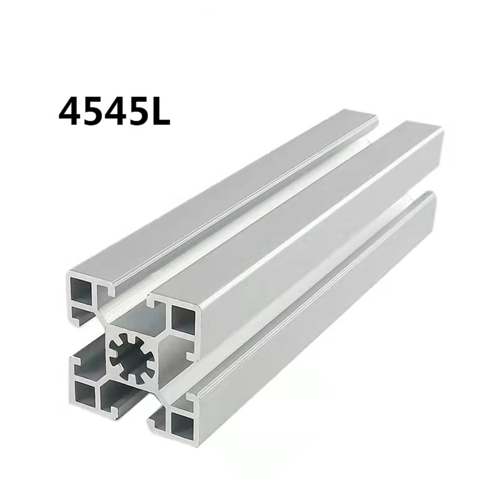 GTPBAO Perfil de extrusión de aluminio 4545, ranura en T de 10 mm, estándar europeo, tubo cuadrado de 45 x 45 mm, marco de riel lineal for estructuras de bricolaje. Carril extruido(700mm 27.56")