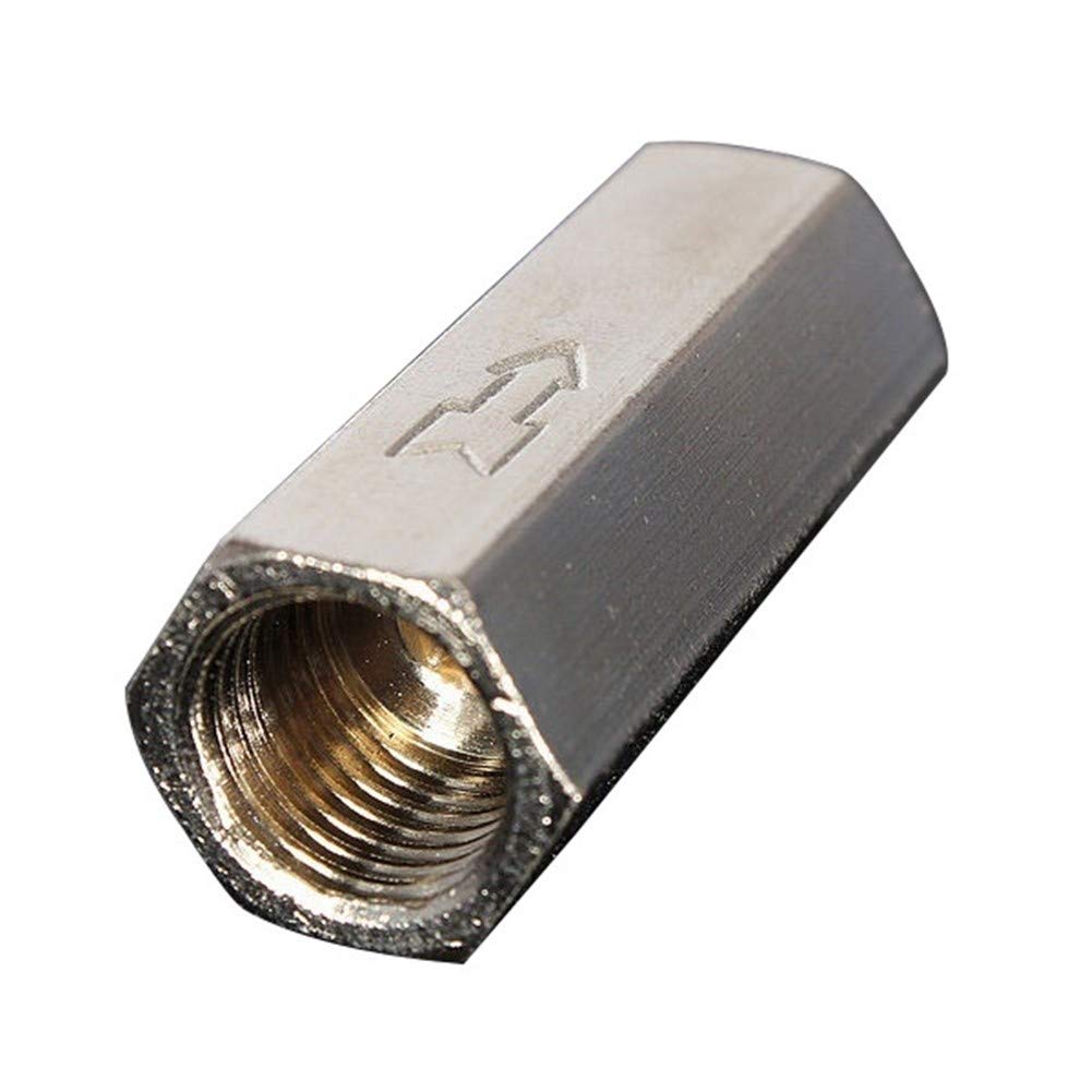 Clapet anti-retour d'air 1/4 laiton femelle fileté gaz huile eau
