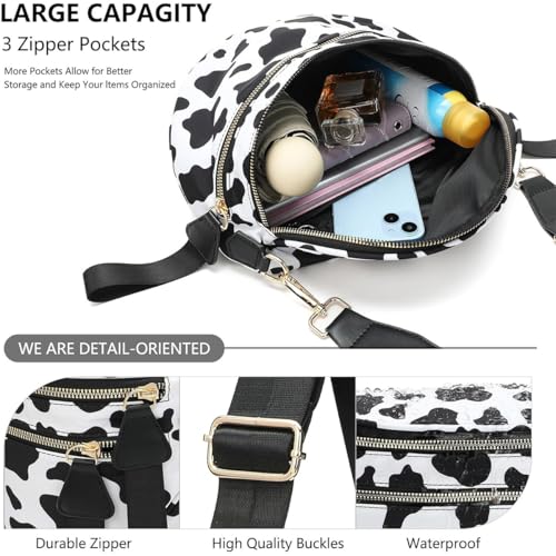 Elysir Crossbody Bag (23 Colors), The Roomie Bum Bag, Adjustable Shoulder Strap, Large Capacity Waterproof Messenger Bag3