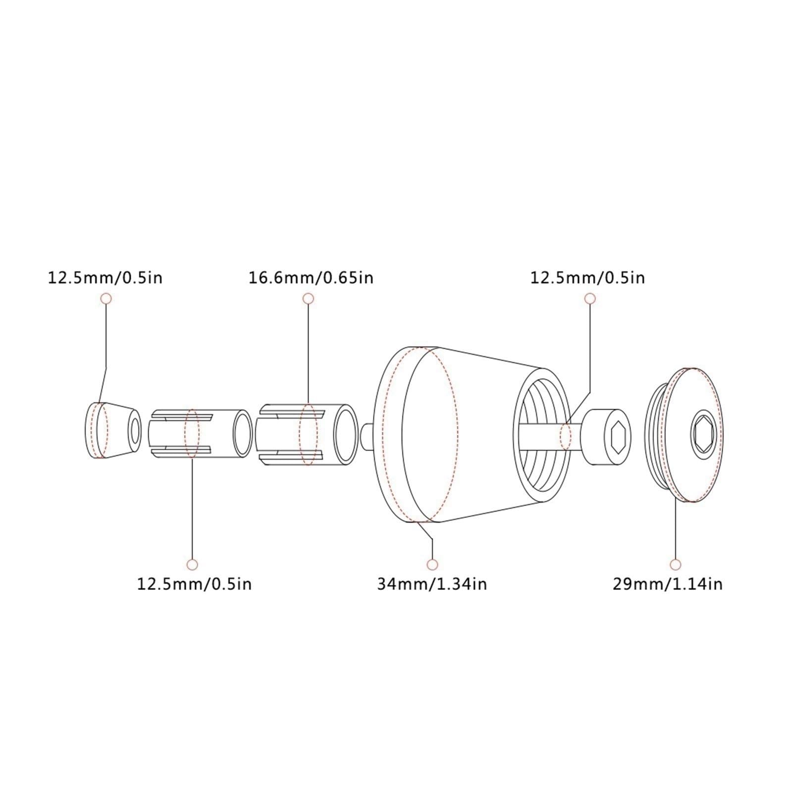 per Honda XL1000/V/VARADERO XL 1000 1999-2013 2000 2001 2002 2003 7/8 '' 22mm Manopole Manubrio Moto estremità Manubrio Grip End