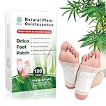 100pcs Natural Detox Foot Patches, Bamboo Foot Pads, Relax Body, Improves Sleep Quality, Deep Cleansing for Sleeping, Foot Care With Adhesive Sheets