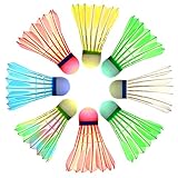 Sportneer Badminton Shuttlecocks, Badminton Birdies, LED Badminton Shuttlecocks 360° Lighting...