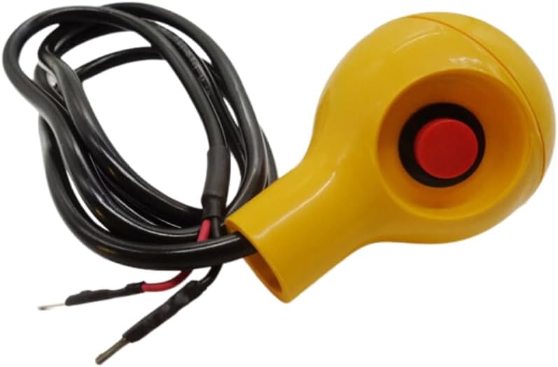 Yellow Knob Assembly with Microswitch for JCB Backhoe - Part No. 993/61200 701/D9775