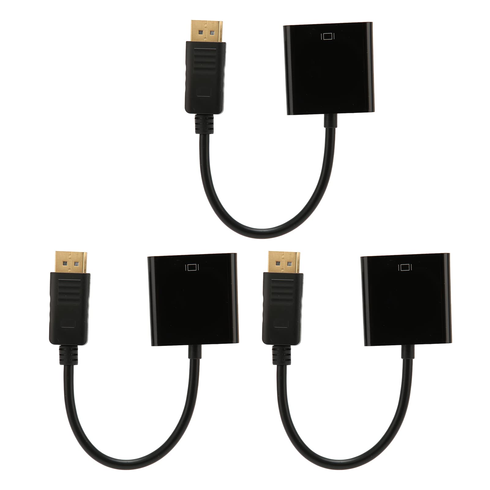 3 szt. Adapter DisplayPort na DVI 4K HD 1080P Mini DP na Kabel Adaptera DVI do Laptopa PC HDTV
