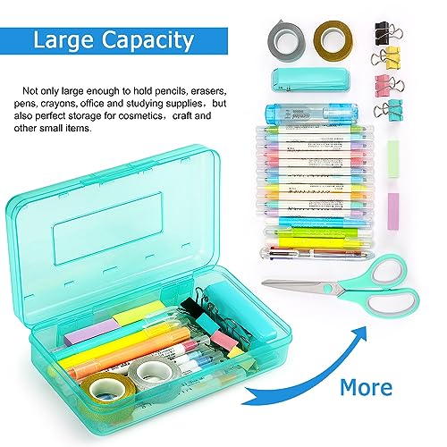 Image of Tamaki 1 Pack Plastic Pencil Box Large Capacity, Light Green