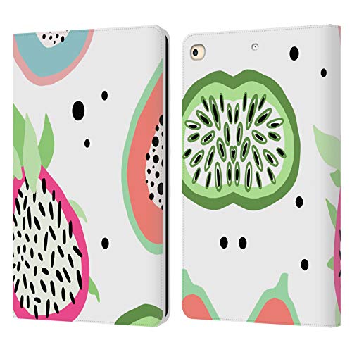 Étui Portefeuille en Cuir Haroulita Fruits pour iPad 9.7 2017 2018