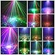 Fwiull Discolicht Partylicht mit Fernbedienung, DMX Musikgesteuert Disco Licht Party Lichter mit Stroboskop, DJ Projektor Lichter RGB LED Party Lampe für Halloween Weihnachten Klub (WRSL23)