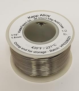 KappZapp3.5A acid core silver solder - ½ lb spool