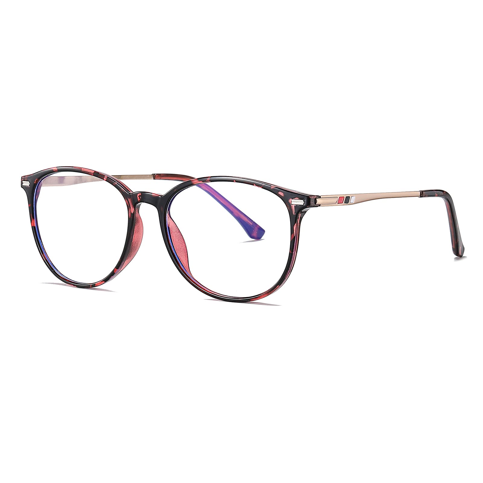 ZUVGEESReading glasses anti-blue light computer glasses for men and women, Pink Leopard,