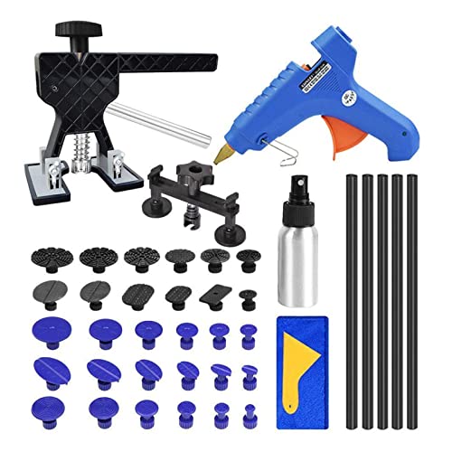 jiChenxiang Extractor de abolladuras para Coche, Herramienta de reparación de abolladuras sin Pintura para carrocería de automóvil, Lavadora, Motocicleta y refrigerador.