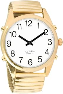 The Low Vision Store Talking Men's Watch XL Gold Expansion Band