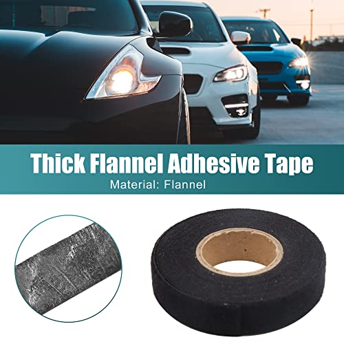 Image of uxcell 3.3inch Dia Self Adhesive Thick Flannel Felt Tape Roll for Automotive Harness Insulation Heat Resistant