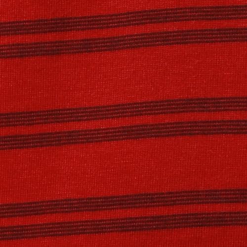 Image of Park Avenue Men's Cotton Polyester Blend Stripe Pattern Slim Fit Rib Collar Polo Neck Half Sleeve Casual T-Shirt