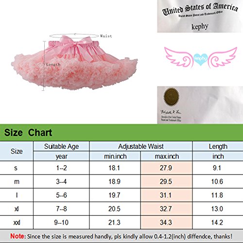 Baby Girl Tulle Skirt Extra Fluffy Petticoat For Girls 36 Colors Kids Tutu Skirt Ballet Pettiskirt For Little Girl (6M-10T) Black S #TOP1