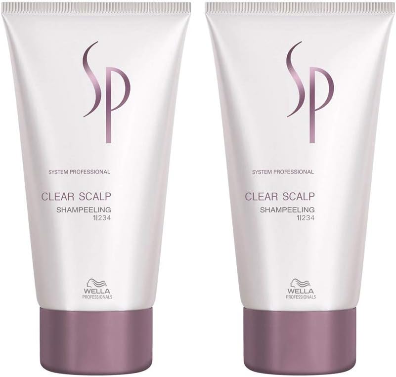 Wella SP Clear Scalp shampeeling Professional Care anti-dandruff shampoo, 2 x 150 ml