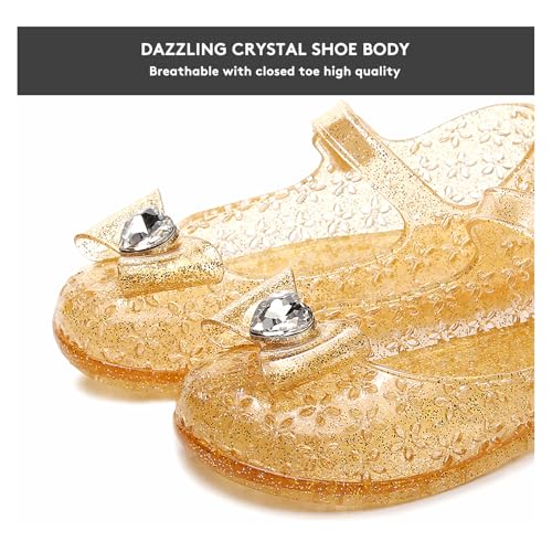 Girls Sweet Dot Bow Princess Sandals Shoes Mary Jane Jelly Shoes Kid's Flat for Toddler/Little Kid2