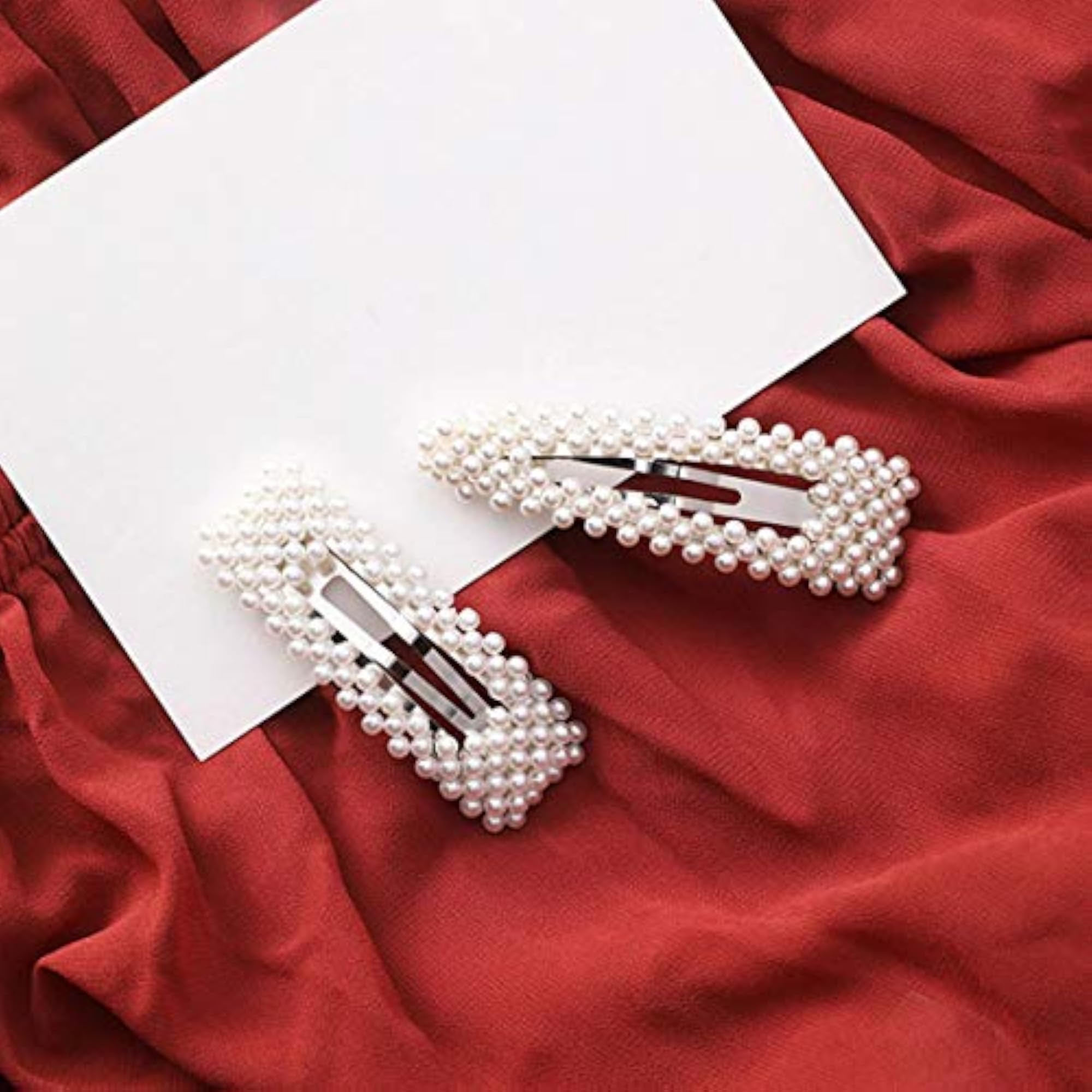 Gracious Pearl Plated Hairclip, Elegant Accessory