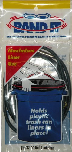 Band It Loops Band It Trash Can Loop, 44 to 55-Gallon Size, Pack